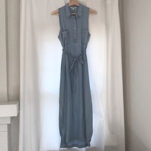 BB Dakota Tencel Dual Slit Midi Dress Size Med